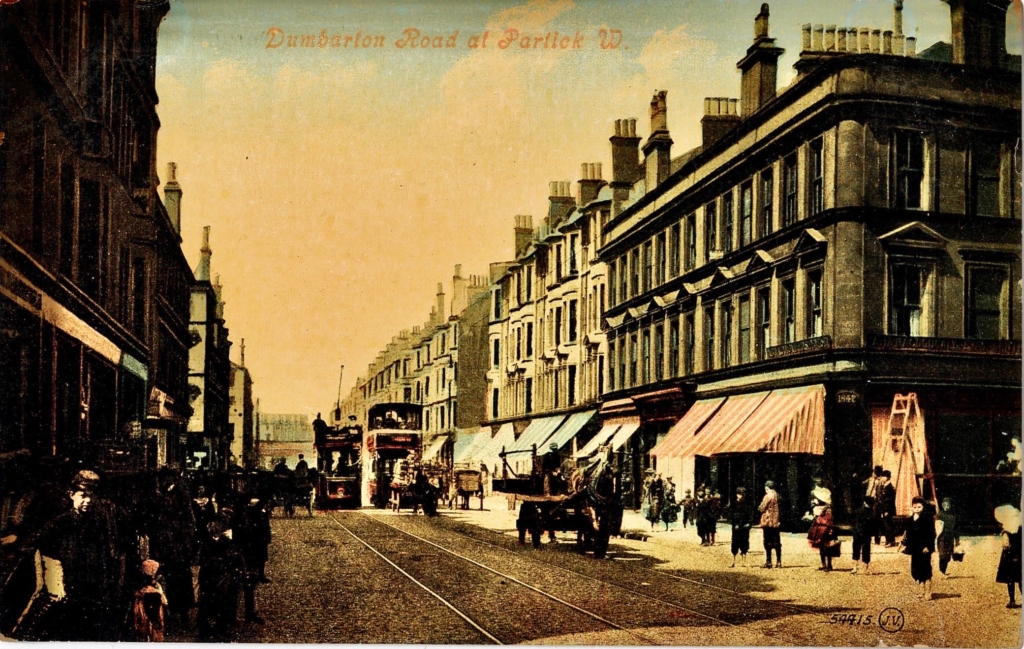 Historic Dumbarton Road, Glasgow